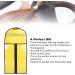 Wig Stand Hair Extension Storage Bag Portable Dustproof Hair Extension Holder with Zipper for Daily Travel Use (Yellow) - Buy Online on GoSupps.com