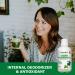 Organic Mint Flavored Liquid Chlorophyll - Cold Extracted from Non-GMO Alfalfa - Natural Body Deodorant and Antioxidant - 16 fl oz - Buy Online on GoSupps.com
