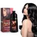 Futuhada Instant Hair Dye Shampoo Black Hair Color Natural and Long-Lasting Hair Dye 3-in-1 Shampoo Hair Dye in Minutes 500ml