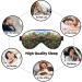 Sleep Mask Eye for Women & Men - Reusable Soft Blackout Eye Masks for Better Sleep Travel & Camping Essentials - Perfect Gifts for Him & Her - Buy Online on GoSupps.com