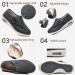 Extra Wide Orthopedic Diabetic Winter Slippers - Men's 7.5/Women's 8.5 - Gray - Buy Online on GoSupps.com