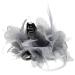 FOMIYES Hair Clips Pearl Organza Flower Hair Clip Hairpin Metal Girl Bride Large Hair Clips