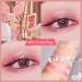 Butterfly Shape Eyeshadow Palette Matte Shimmer Glitter Ultra-Blendable Eye Shadow Pallet | Blendable Natural 6 Colors Eyeshadow Cosmetics Gift Kit Greatideal Crimson Rose Color - Buy Online on GoSupps.com