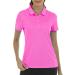 MoFiz Women's Golf Polo Shirt - Rose Red X-Large | Moisture Wicking, 3-Button Placket - Buy Online on GoSupps.com