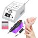 Shakven Manicure Pedicure Tools | Portable Electric File Nail Drill Machine Powerful Nail Tools with 6 Metal Drill Bits Electric Nail Drills White#c - Buy Online on GoSupps.com