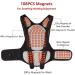 Tourmaline Self-Heating Full Back Support Belt 108Pcs Magnets Waist Brace Back Posture Vest Spine Shoulder Posture Correction Belt (Size : Large) (X) (Medium) - Buy Online on GoSupps.com