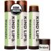 Kind Lips Watermelon Organic Lip Balm Natural Moisturizing Lip Care 3 Pack Watermelon 1 Count (Pack of 3)