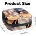 Stylish Menstruation Pad Bag with Zipper - Women's Napkin & Tampon Collector - Desert Horse Herd Design - Buy Online on GoSupps.com