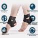 NELLHOMY Sport Ankle Brace for Men/Women(2 Pack) Adjustable Ankle Support Ankle Support for Plantar Fasciitis Relief Ankle Brace/Wrap for Sprained Ankle Achilles Tendon Recovery Sports(Black XL) X-Large Black - Buy Online on GoSupps.com