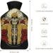 Skeleton Flower Hot Water Bottle with Plush Cover | Hand Warmer for Adults & Children - 26.5x15.3cm | Buy Internationally - Buy Online on GoSupps.com
