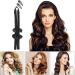 No Heat Curling Iron Sleeping Sponge Hair Curling Iron No Heat Wire Curling Ribbon Rod Big Wave Curling Rod Hair Curling Tool with Claw Clip Curling Ribbon Rod for Women with Long Hair Black - Buy Online on GoSupps.com