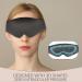3D Sleeping Mask for Men & Women | Adjustable Travel Eye Mask | Zero-Pressure Memory Foam Blackout Eye Mask - Buy Online on GoSupps.com