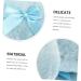 MAGICLULU Lot de 3 Houppettes Poudre pour B b Bleu Ronde Taille Moyenne Houppette en Peluche Douce Poudre M nag re Apr s le Bain pour B b et Usage Familial 10x10x3cm bleu ciel - Buy Online on GoSupps.com