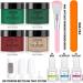 Lofuanna Dip Powder Nail Kit Starter- 4 Color All-in-One French Manicure Set (A1-Holiday Limited) - Buy Online on GoSupps.com