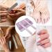 25 Pcs Emery Board Nail Files | Double Sided 100/180 Grit for Natural & Acrylic Nails | Professional Reusable Manicure Pedicure Tool - Gray - Buy Online on GoSupps.com