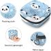 GIAPB Sanitary Napkin Storage Bag | Period Pouch & Makeup Bag | Panda Blue Pattern - Buy Online on GoSupps.com