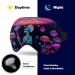 Sleep Eye Masks Blacklight Skull Colorful Sleep Eye Mask & Blindfold with Elastic Strap/Headband for Women Men Sleep Travel Nap - Buy Online on GoSupps.com