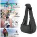 Petloft Reversible Small Dog Carrier Adjustable Hands-Free Sling for Dogs Cats & Rabbits (Dark Gray) - International Shipping Available - Buy Online on GoSupps.com