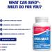 30-in-1 Adult Multivitamin with Iron - Antioxidant Rich Over 50 Multivitamin for Women and Men with Vitamins A C D E B Complex Zinc Magnesium Myo Inositol Citrus Bioflavonoids & More - 2 Month Supply - Buy Online on GoSupps.com