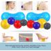 10-Piece Spiky Massage Balls Set for Foot & Body Hedgehog Self-Massage Fascia Balls for Pain Relief - Buy Online on GoSupps.com