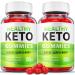 (2 Pack) Healthy Keto Gummies - Official Formula Vegan - Healthy Keto Gummies Apple Cider Vinegar Supplement Extra Strength Gummy S Weight Shark Loss Tank Vitamin B12 B6 Beet Root (120 Gummies)