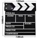 Wendin Wooden Clapboard Director Film Movie Slateboard Clapper Board - Black - Buy Online on GoSupps.com