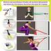 Gymer Fitness Straps 3-Set | Resistance Bands with Door Anchor & Carrier Bag | Perfect for Yoga Pilates Strength Training & Physiotherapy - Buy Online on GoSupps.com