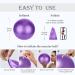9 Inch Small Purple Pilates Ball - Core Training & Physical Therapy Tool for Yoga & Workout - Improves Balance - Buy Online on GoSupps.com