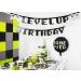 Popcorn Bags Gaming 7 x 7 x 12 cm Set of 6 - Candy Bar/Salty Bar Bags for Sweets and Party Snacks - Children's Birthday Theme Party - Black White Yellow - Buy Online on GoSupps.com