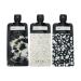 Kitsch Refillable Flat Pouch Travel Bottles Set, Leak-Proof Travel Bottles for Toiletries, TSA-Approved Travel Size Toiletries Containers, 3oz Reusable Travel Bottles for Shampoo, Back to School Pack of 3 Black & Ivory