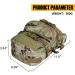 IDOGEAR Mini Tactical MOLLE Hydration Pack - Multicam Water Reservoir Bag for Vest or Backpack - Buy Online on GoSupps.com