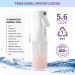Tanshine Pink & White 160ml Fine Mist Spray Bottle - Perfect for Hair Cleaning Plants & Disinfectant - International Shipping Available - Buy Online on GoSupps.com