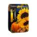 Lipstick Case Leather Lip Gloss Lipstick Organizer with Mirror Mini Lipstick Holder Bag Fall Sunflower Pumpkinc Thanksgiving Q985z8bvkj