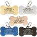 Paul Clover Deep Engraving Personalised Dog Tag ID Name Tags for Cat Puppy Pet Collar Tag Dog Collar Tag Dog Cat Pet ID Tag Pet Owner Gift (Bone Black - L) (Bone Stainless Steel Silver Small) Small Bone Stainless Steel Silver - Buy Online on GoSupps.com