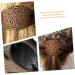 FRCOLOR Womens Hair Clips Hairpin stick ponytail holder barrettes for women bun holder clips for girls clips simple stick Miss Classical leather Hair Stick Pin - Buy Online on GoSupps.com