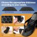 Arch Support Inserts for Women - Gel Pads for Flat Feet & Plantar Fasciitis Relief - Non-Slip & Adjustable Heights (High-Black - Buy Online on GoSupps.com