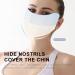 UV Protection Face Masque - Breathable Ice Silk Face Shield - Reusable Sun Shield Face for Women Sunscreen Masque for Fishing Hiking Cycling gradient blue - Buy Online on GoSupps.com