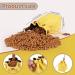 Newofview Dog Treats & Food Storage Bag - Durable Canvas Training Feed Bag with Clip Buckle - Yellow - Buy Online on GoSupps.com