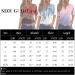 Buy Women's Oversized V-Neck Polo Shirts - Casual Printed Short Sleeve Top | Trendy Button Down T-Shirt in Blue Large - International Shipping Available - Buy Online on GoSupps.com