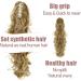 Ponytail Extensions Ponytail Extension Synthetic Claw Clip In Ponytail Extension Long Wavy Curly Ponytail Clip On Soft Natural Fake Hair Ponytail Hairpieces for Women for Women (Color : 6K Size : 26inches 6K - Buy Online on GoSupps.com