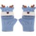 Toddler Kids Puppy Flip Top Gloves | 3-8 Yrs | Elk/Blue - Buy Online on GoSupps.com