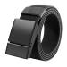 ZGJINLONG Men tactical Stretch Belt Quick Release 1.5" Nylon Military Casual Web Belt for Work Travel Sports longest 49" Stretch+black