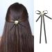 amangul Bow Hair Clips with Long Tail wknot Barrettes Black Hair Clips Korean Style Hair ws Ponytail Clips for Women Girl - Buy Online on GoSupps.com