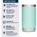 YETI Rambler Jr. 12 oz Kids Bottle - Seafoam Straw Cap | Shop Now - Buy Online on GoSupps.com