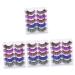 20 Pairs Colored False Eyelashes Party Diy Fake Lashes Cosplay Fake Eyelashes Party False Eyelashes Stage Makeup Supply 3d Eyelashes Cosmetics Artificial Imitation Girl