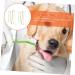 BESPORTBLE 2sets Pet Toothbrush Cat Toothpaste Dog Oral Cleaning Toothbrush Toothpaste for Dogs Puppy 10pcs*2 - Buy Online on GoSupps.com