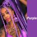 Purple Pre-Stretched Box Braid Hair 26 Inch - Pack of 3 | Kanekalon & Human Hair Blend - Buy Online on GoSupps.com