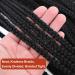 20 Inch Box Braid Crochet Hair for Black Women - 6 Packs Small Knotless Box Braids Extensions - Pre Looped Crochet Braids (1B) - Buy Online on GoSupps.com