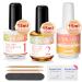 SAVILAND Nail Dehydrator and Primer Gel X Nail Glue: 15ml Nail Prep Gel X Super Strong 6 in 1 Nail Glue Non-Acid No Lift Nail Primer and Dehydrator for Gel Polish Press Ons Gel X Kit DIY Nail Art