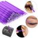 Surplex 400pcs Micro Applicator Brushes - Purple | Ideal for Makeup, Nail Art, and Painting - Buy Online on GoSupps.com
